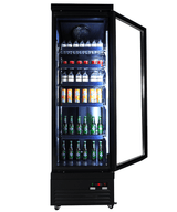 Glasdeur Koelkast | 500L | Zwart | 0°C/+10°C | Geforceerd | 620x705x2050(h)mm