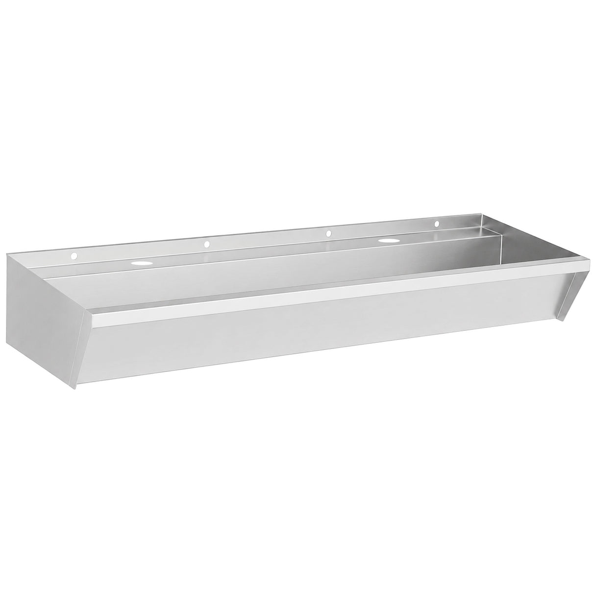 RVS Wasbak | 2 Kranen | 1200x360x135(h)mm