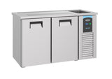 Vatenkoeler | PRO LINE | 1 Deuren | -2°C/+8°C | Geforceerd | Spoelbak (Rechts) | 1550x700x950(h)mm