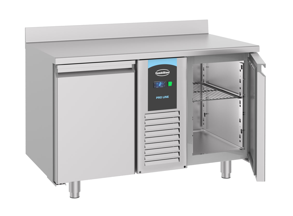 Koelwerkbank | ENERGY LINE | 218L | 2 Deuren (1/1 GN) | -2°C/+8°C | Geforceerd | Achteropstand | 1300x700x860(h)mm