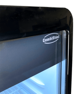 Glasdeur Koelkast | 280L | Zwart | +1°C/+10°C | Geforceerd | Wielen | 540x560x1725(h)mm