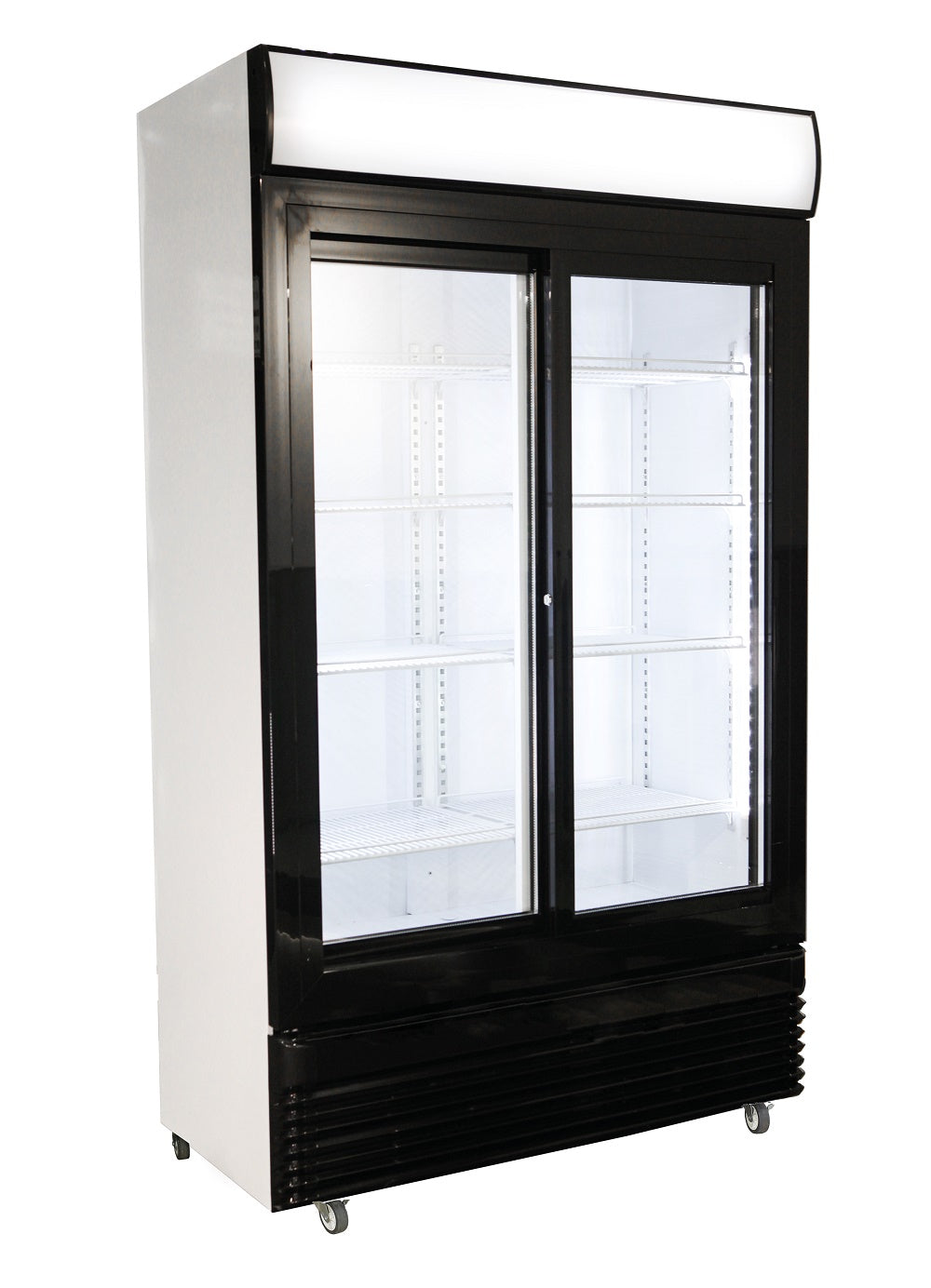 Glasdeur Koelkast Wit | 780L | Schuifdeuren | +2°C/+10°C | Geforceerd | 1120x595x2100(h)mm