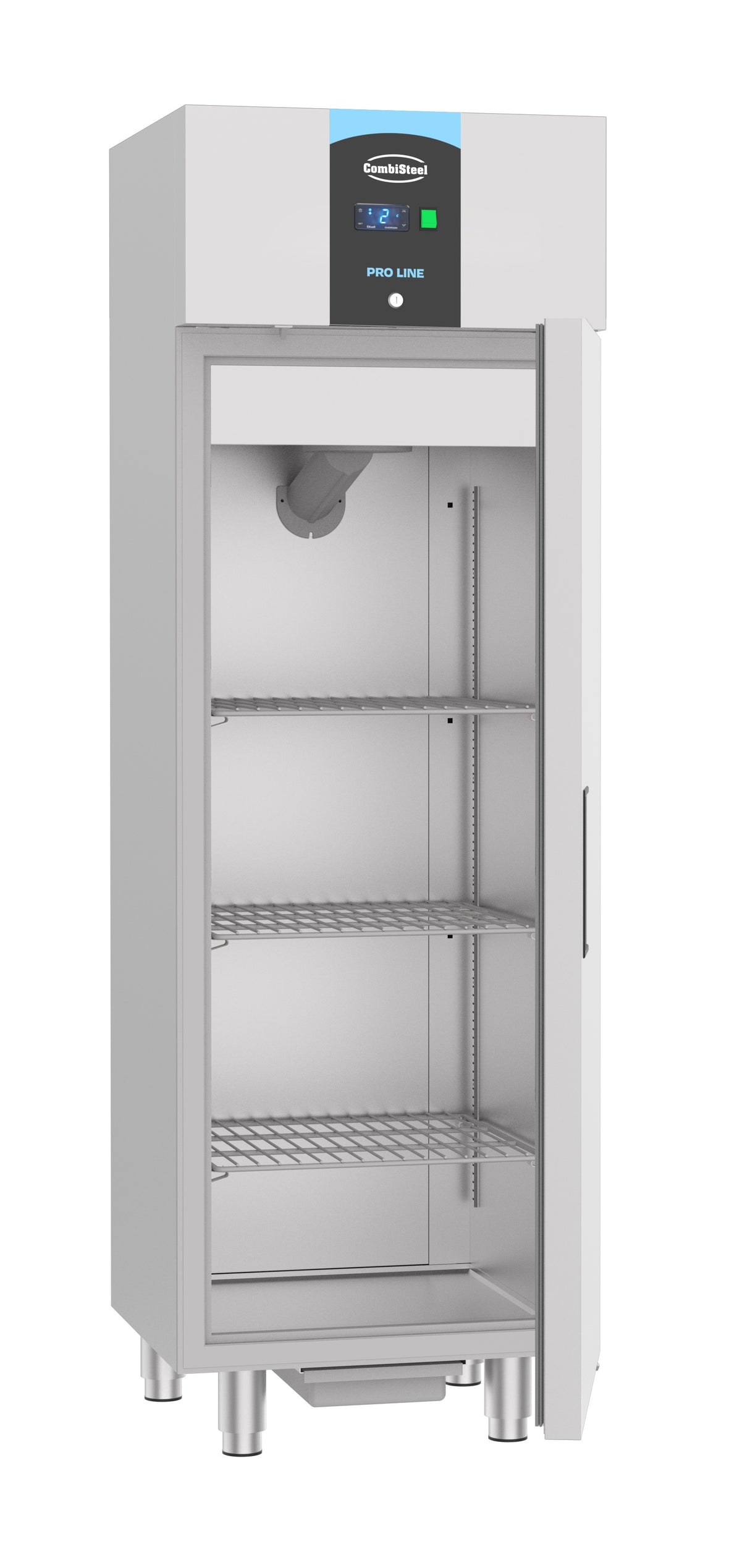 Horeca Koelkast | RVS | 400L | -2°C/+8°C | Geforceerd | 600x600x1950(h)mm