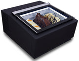 Schepijsvitrine | Zwart | 3x 5L | -16°C/-18°C | Statisch | 670x750x375(h)mm