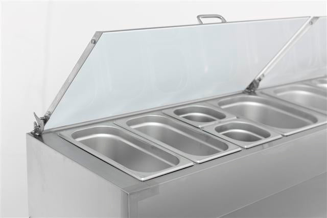 Gekoeld saladette | 8x 1/3 GN | +2°C/+8°C | Geforceerd | 1795x700x1085(h)mm