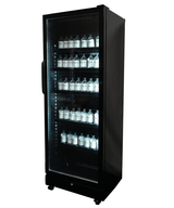 Drankenkoeling | 400L | Zwart | +2°C/+10°C | Statisch | Wielen | 650x595x1795(h)mm