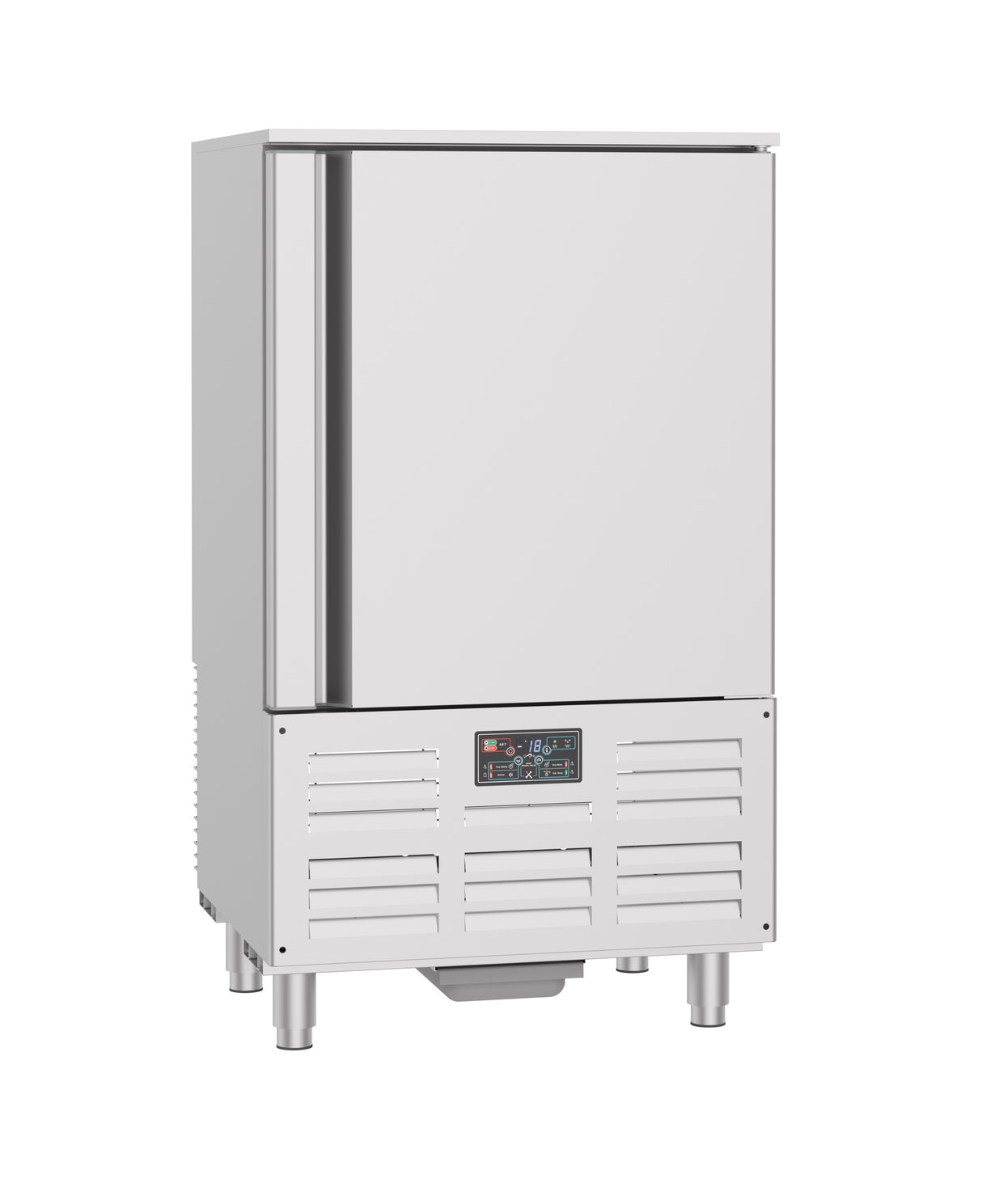 Blastschiller PRO LINE | 10 Niveaus (1/1 GN) | Max. 30kg (Koelen) / 25kg (Vriezen) | 2.2kW (230V) | 800x750x1410(h)mm