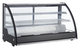 Koelvitrine | 210L | Zwart/RVS | 0°C/+12°C | 1217x590x685(h)mm