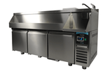 Gekoeld Bar-/Cocktailstation | PRO LINE | 280L | 3 Deuren | -2°C/+8°C | 1700x700x1000(h)mm