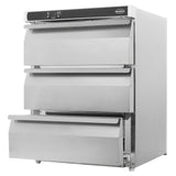 Koelkast | Energiezuinig | 101L | RVS | +2°C/+8°C | Geforceerd | 3 Laden | 600x605x810(h)mm