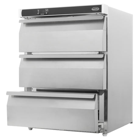 Koelkast | Energiezuinig | 101L | RVS | +2°C/+8°C | Geforceerd | 3 Laden | 600x605x810(h)mm