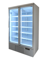 Glasdeur Koelkast Wit | 1000L | 2 Glasdeuren | 0°C/+10°C | Geforceerd | 1253x710x1997(h)mm