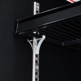 Glasdeur Vrieskast Zwart | 2120L | 4 Deuren | -18°C/-22°C | Geforceerd | 2550x775x2090(h)mm