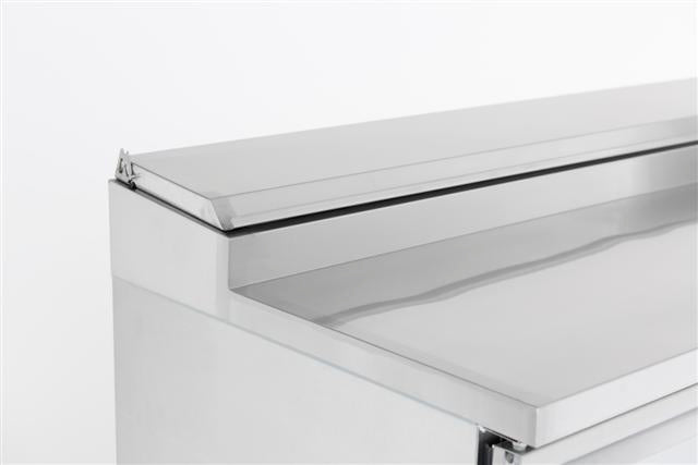 Gekoeld saladette | 8x 1/6 GN | +2°C/+8°C | Statisch met ventilator | 1365x700x870(h)mm