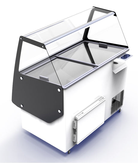 Schepijsvitrine | CUBA | Energiezuinig | 540L | 13x 5L | -14°C/-24°C | Statisch | 1664x842x1285(h)mm