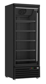 Glasdeur Vrieskast Zwart | 600L | 1 Deuren | -18°C/-22°C | Geforceerd | 750x710x1997(h)mm