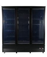 Glasdeur Koelkast | 1600L | Zwart | 0°C/+10°C | Geforceerd | Draaideuren | 1880x705x2050(h)mm