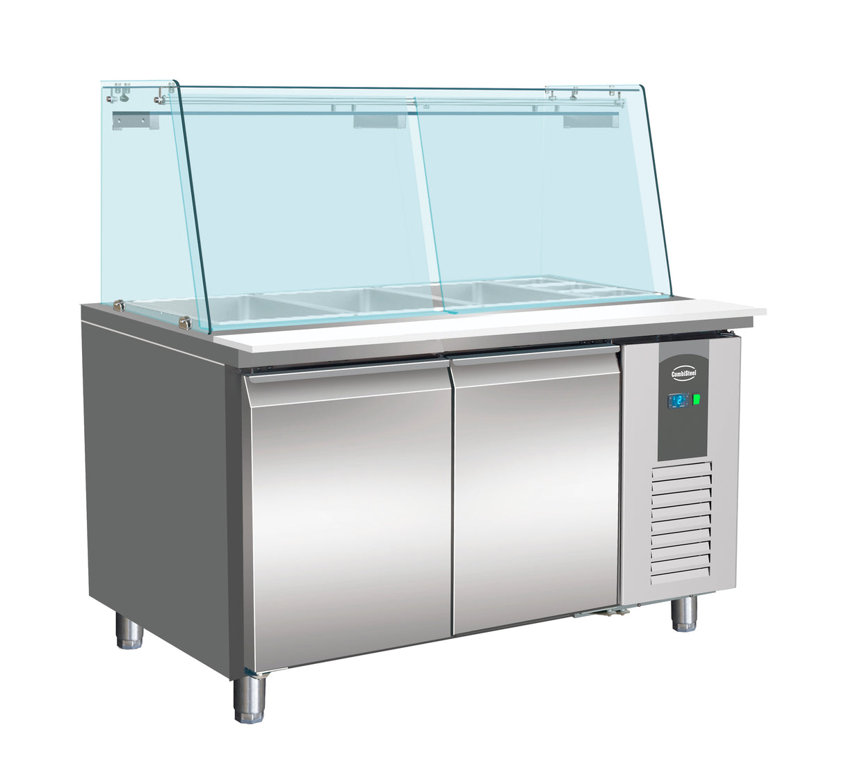 Gekoeld saladette | 3x 1/1 GN + 3x 1/ 6GN | +2°C/+8°C | Geforceerd | 1360x700x860/1365(h)mm