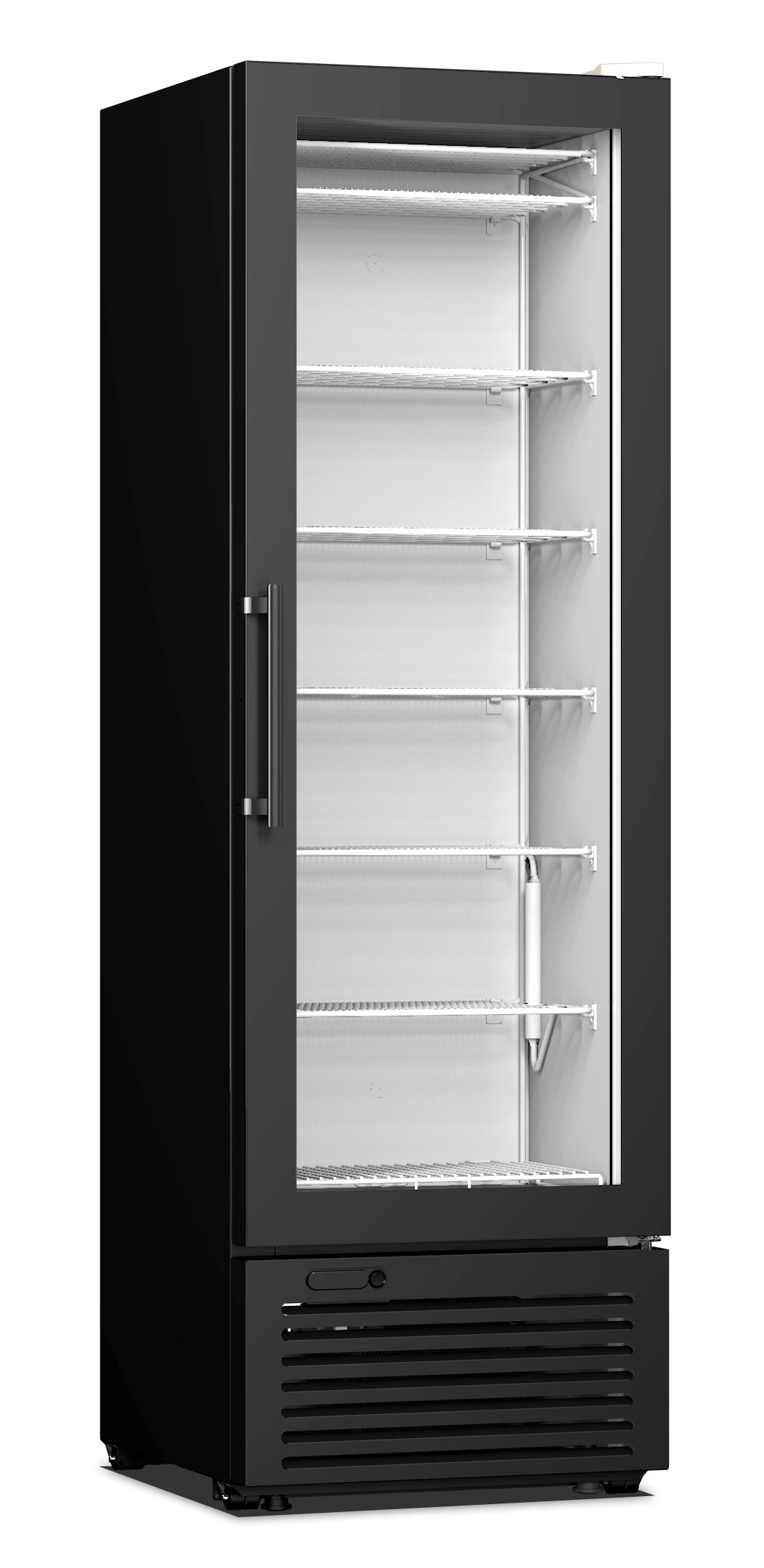 IJs bewaar vrieskast zwart | 300L | 1 Deuren | -18°C/-25°C | Statisch | 570x649x1835(h)mm