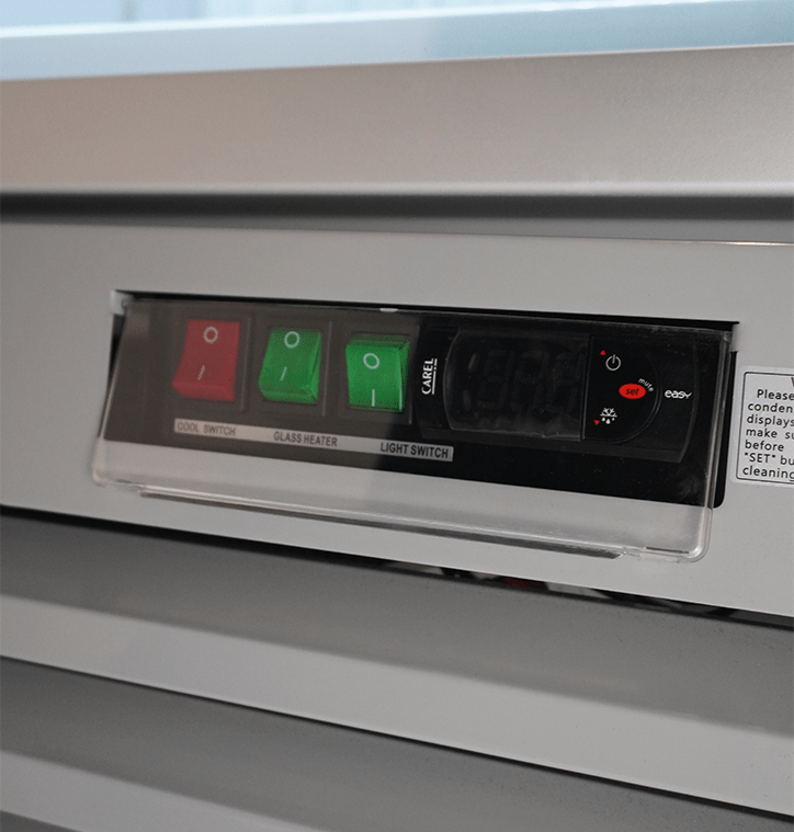 Glasdeur Vrieskast | 600L | Wit | -18°C/-22°C | Geforceerd | 750x710x1997(h)mm