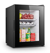 Minibarkoeling | Zwart | 40L | 1 Glasdeur | +12°C/+18°C | 405x443x545(h)mm