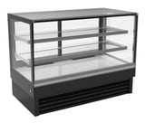 Koelvitrine | 324L | Zwart | +2°C/+8°C | 3 Niveaus | 1500x680x1200(h)mm