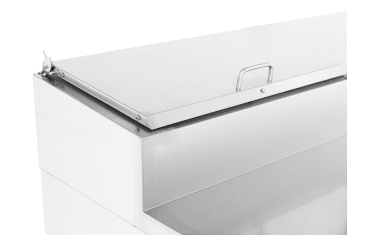 Pizzawerkbank | 943L | 4 Deuren| Boven 12x 1/3 GN | +2°C/+8°C | Geforceerd | 2528x800x890/1040(h)mm
