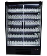 Wandkoeling Marco | Zwart | Draaideuren| 1292L | -1°C/+5°C | Geforceerd | 5 Etages | 1310x740x2010(h)mm