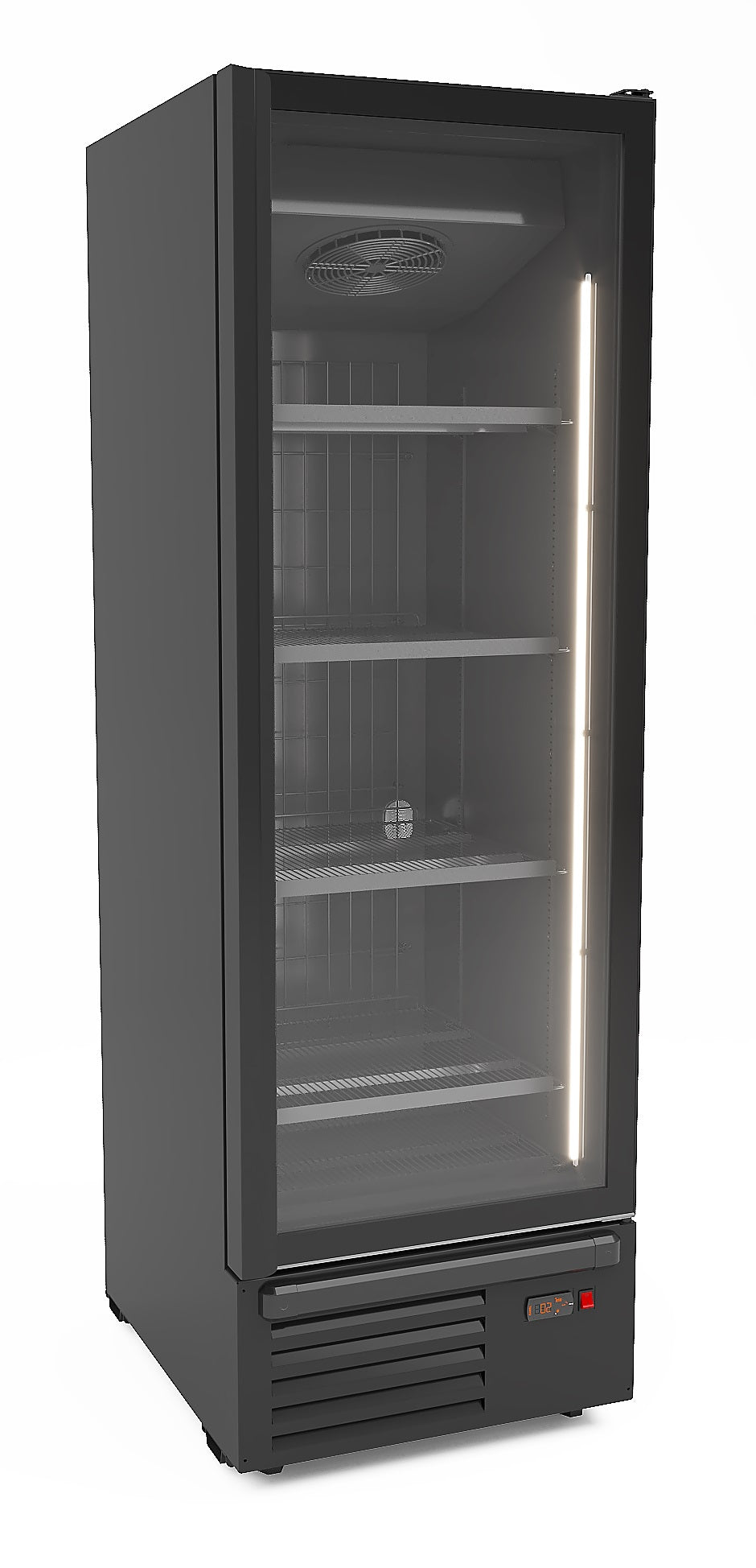 Glasdeur Vrieskast | Wit | 500L | 1 Deur | -18°C/-23°C | Geforceerd | 666x852x2082(h)mm