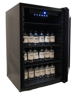 Drankenkoeling | Zwart | 150L | 1 Glasdeur | +3°C/+10°C | Statisch | 540x539x847(h)mm