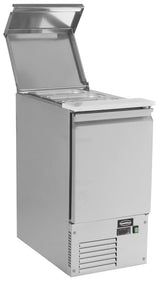 Gekoeld saladette | 1x 1/1 GN | +2°C/+8°C | Statisch met ventilator | 435x700x870(h)mm