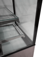 Koelvitrine | 270L | Zwart/RVS | +2°C/+8°C | 3 Schappen | 915x675x1210(h)mm