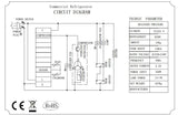 Horeca Koelkast 1200L | +2°C/+8°C | Statisch met ventilator | 1340x810x2010(h)mm