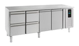Koelwerkbank | Energy Line | 393L | 2 deuren 4 laden | +2°C/+8°C | Geforceerd | 2230x700x860(h)mm