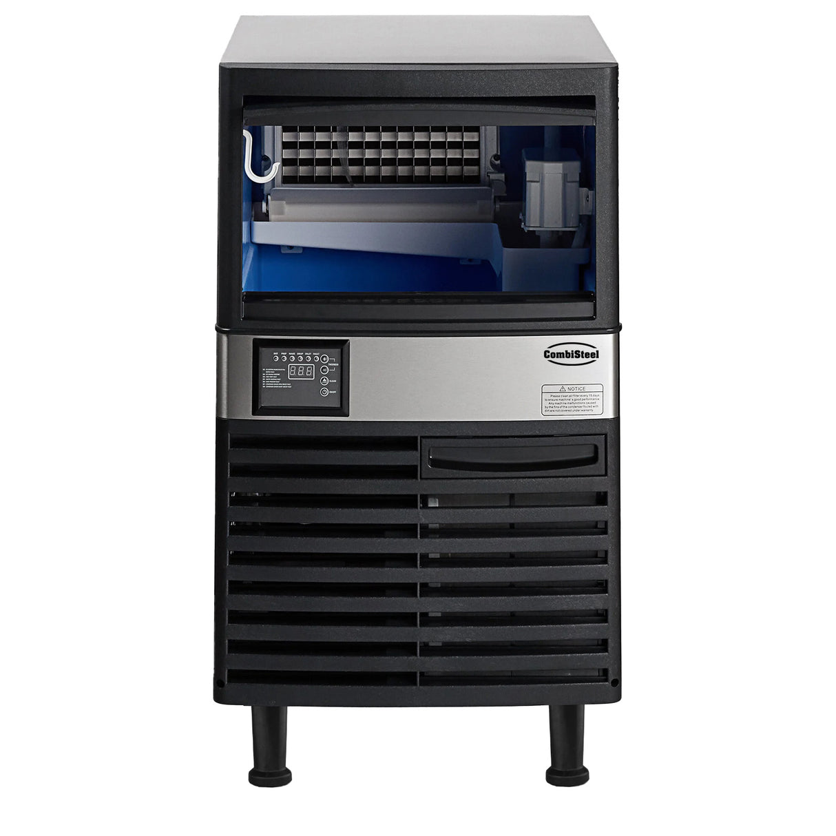 IJsblokjesmachine | Volle Ijsblokjes | 55kg/24u | Bunker 18kg | Luchtgekoeld | 500x590x853(h)mm