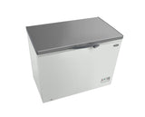 Vrieskist 302L | -18°C | wit/rvs | Deksel | 1116x644x845(h)mm