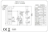 RVS Vrieskast | 1200L | -15°C/-20°C | Statisch met ventilator | 1340×810×2010(h)mm