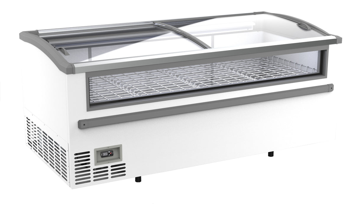 Supermarkt vrieskist 1005L | tot -18°C /-23°C| wit | schuifdeksels | 2124x952x894(h)mm