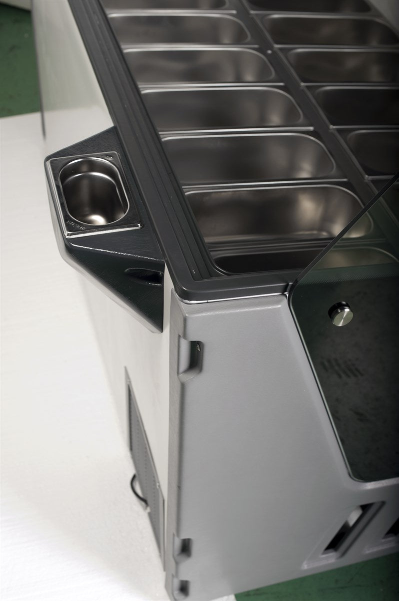 Schepijsvitrine | HAWAI | Energiezuinig | 630L | 16x 5L | -14°C/-24°C | Statisch | 1590x1195x1335(h)mm