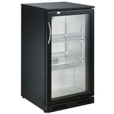 Barkoeler | 1 Glasdeur | Zwart | 98L | +2°C/+10°C | Geforceerd | 500x500x900(h)mm