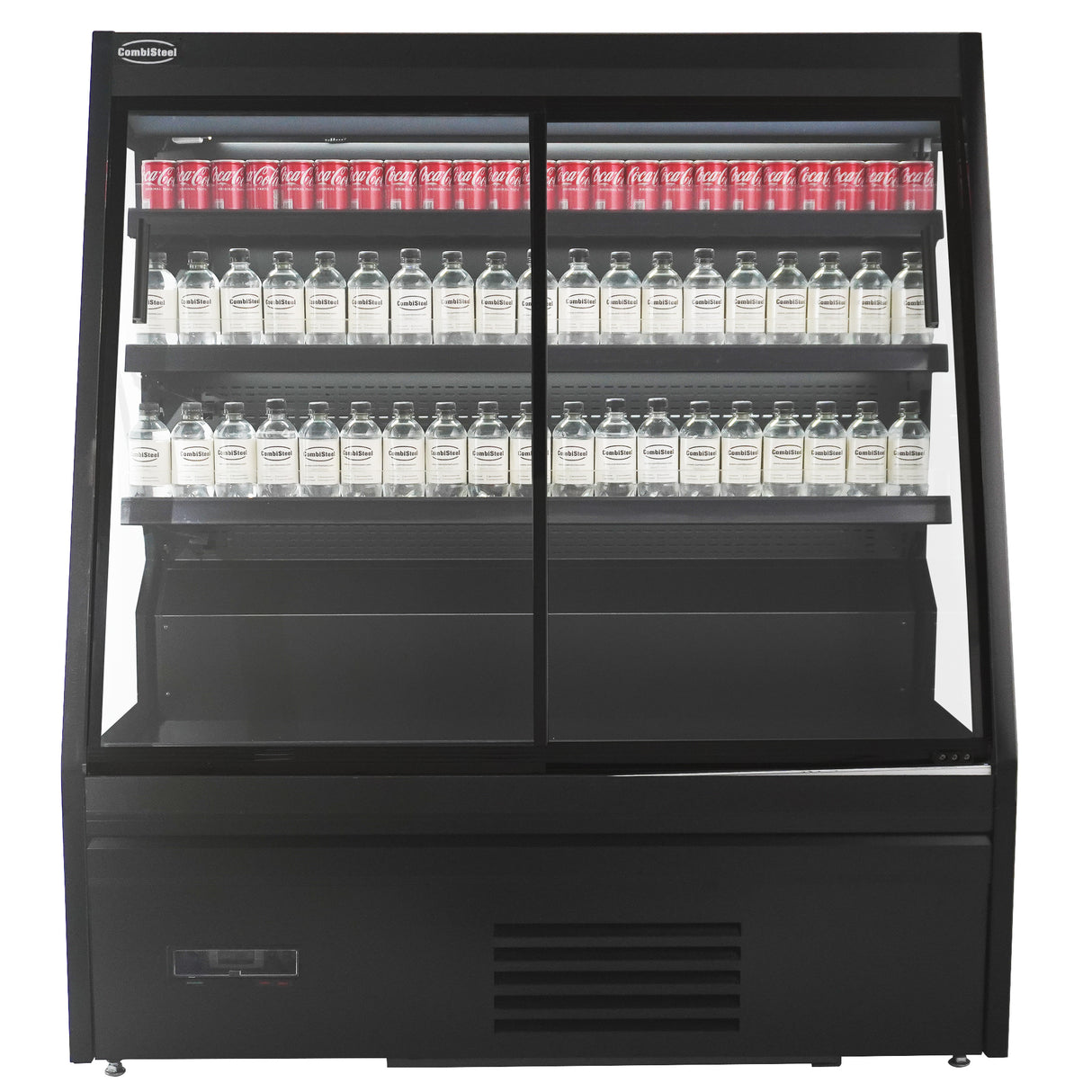 Wandkoeling Maikel | Zwart | -1°C/+5°C | Geforceerd | Schuifdeuren | Wielen | 1310x740x1500(h)mm