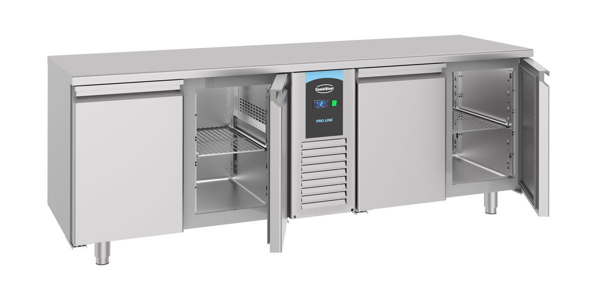 Koelwerkbank | Energiezuinig | 632L | 4 Deuren | -2°C/+8°C | Geforceerd | 2270x700x850(h)mm