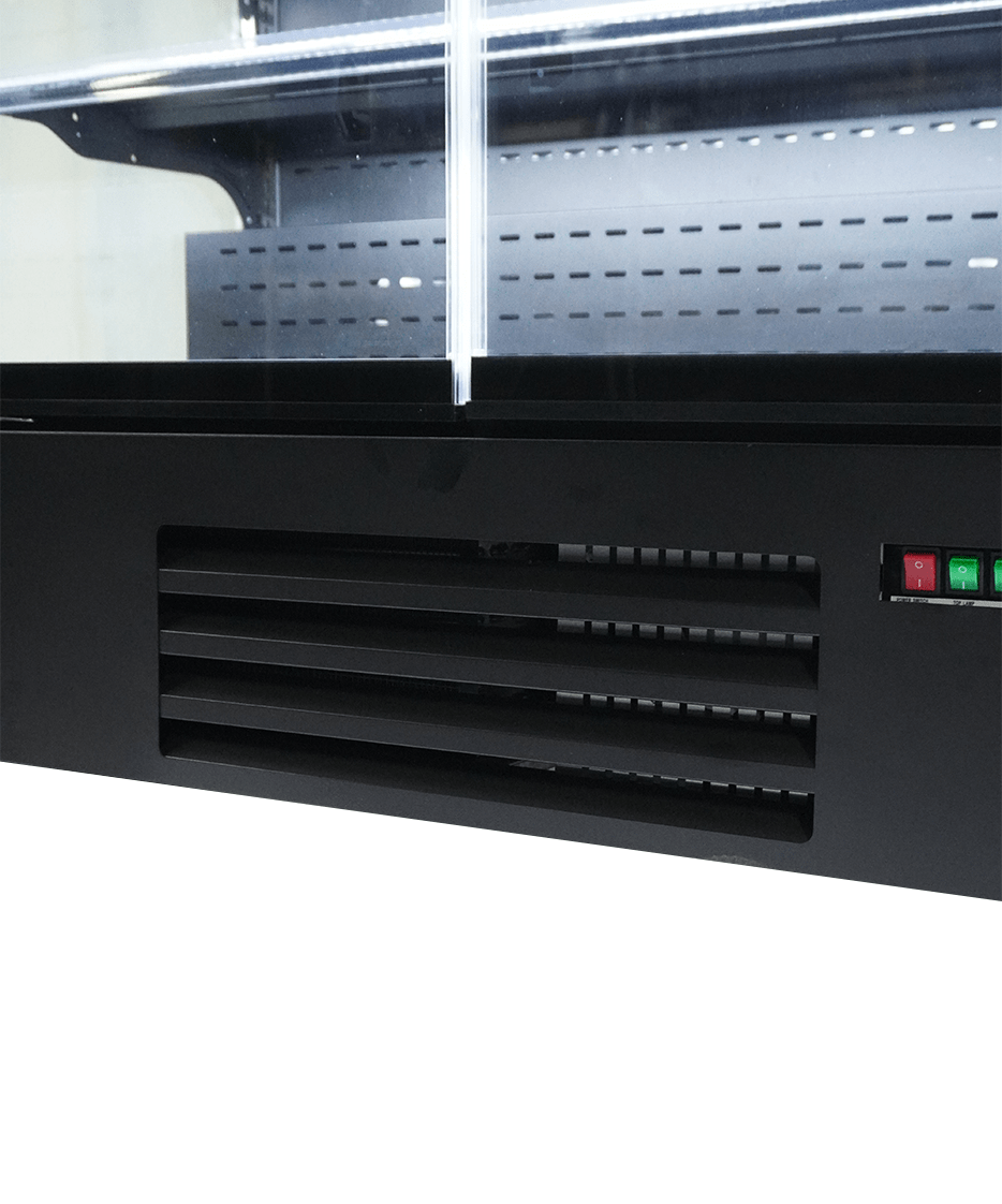 Wandkoeling Marco | Zwart | Draaideuren| 1292L | -1°C/+5°C | Geforceerd | 5 Etages | 1310x740x2010(h)mm