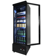 Glasdeur Koelkast | 500L | Zwart | 0°C/+10°C | Geforceerd | 620x705x2050(h)mm