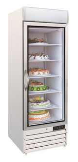 Glasdeur Vrieskast | Wit | 578L | 1 Deur | -18°C/-24°C | Statisch | 680x700x1990(h)mm