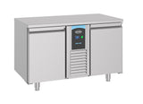 Vrieswerkbank | ENERGY LINE | RVS | 281L | 2 Deuren | -10°C/-22°C | Geforceerd | 1300x700x850(h)mm