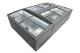 Supermarkt Vrieskist | 530L | Grijs | -18°C/-22°C | Statisch | Schuifdeksels | 1450x850x870(h)mm