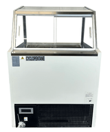 Schepijsvitrine KOMODO | 189L | 6x 5L | -16°C/-18°C | Geforceerd | 910x880x1300(h)mm