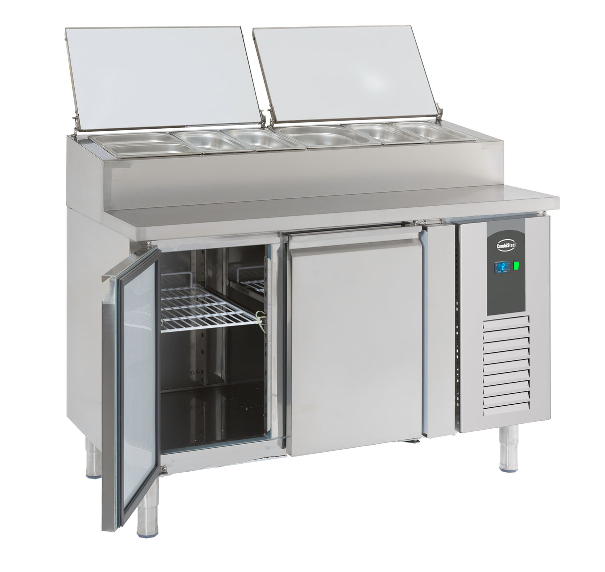 Gekoeld saladette | 6x 1/3 GN | +2°C/+8°C | Geforceerd | 1360x700x1085(h)mm