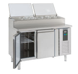 Gekoeld saladette | 6x 1/3 GN | +2°C/+8°C | Geforceerd | 1360x700x1085(h)mm